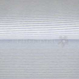 Jersey stripes melange light blue 4111-1