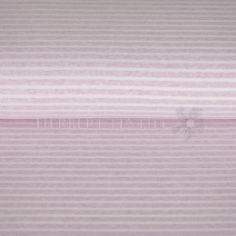 Jersey stripes melange light pink 4112-11