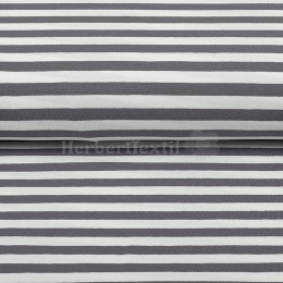 Jersey stripes 1cm grey-white