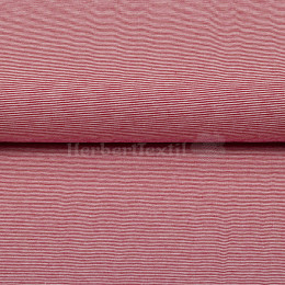 Jersey stripes 3mm red-white