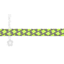 Kordel Flexible / Cord Flexible 5mm  green/grey