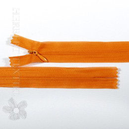 Nahtverdeckter Reißverschluss 50cm orange BZP50-021