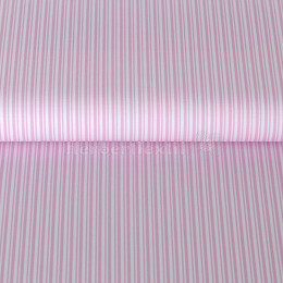 Cotton stripes rose 3333-06