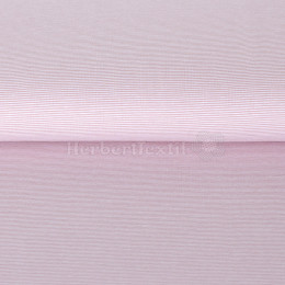 Jersey stripes 3mm pink-white