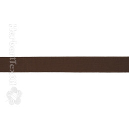 Schrägband Jersey / Bias Tape Jersey 20mm brown